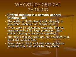 CRITICAL THINKING SKILLS IN TEACHER EDUCATION  NEED AND STRATEGIES