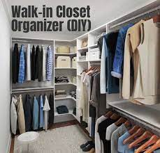 diy walk in closet organizer easier