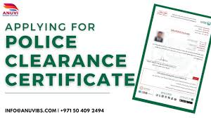 police clearance certificate in dubai