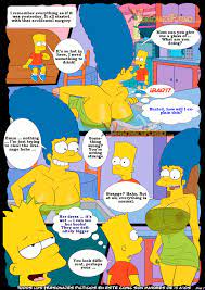 Marge Simpson and Bart porn comics