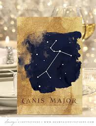 Constellation Starry Night Wedding Signs Decor Stars Galaxy