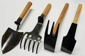 hoedag 4 piece gardening tool set