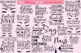makeup es sayings graphic by