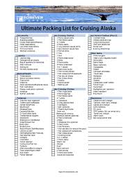 Ultimate Packing List For Cruising Alaska Forever Karen