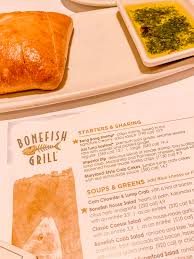 dinner at bonefish grill menu specials