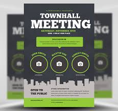 Community Meeting Flyer Template Flyerheroes