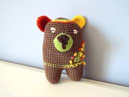 crochet small teddy bear amigurumi