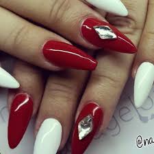 White, the extremity and natural mixture of colors, the opposite of black, yet its natural complement. 35 Nail Designs With Red And White Nailspix