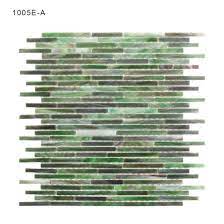 Green Glass Stained Mosaic Tile