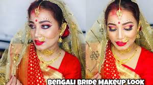 bengali bridal makeup look bengali
