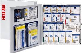 mission linen first aid cabinet