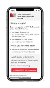account opening hsbc sg