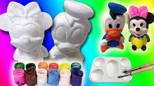 Tô tượng vịt Donald và chuột Mickey, Đồ chơi trẻ em, tô màu tô tượng learn  colors (Chim Xinh) - YouTube
