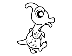 Dinosaurs coloring pages are a fun way for kids of all ages, adults to develop creativity, concentration, fine motor skills, and color recognition. Baby Parasaurolophus Coloring Page Coloringcrew Com