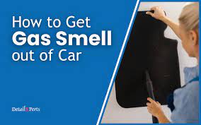 how to get gas smell out of car in 5