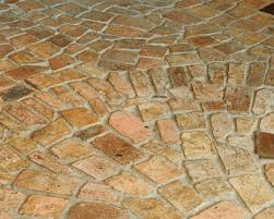 mosaic reclaimed brick tile pieces