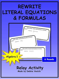 Formulas Relay Activity Algebra