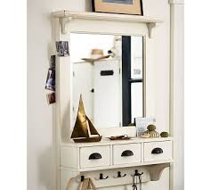 Wall Mount Entryway Organizer Mirror