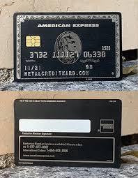 amex black card replica steel credit