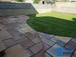 new indian sandstone patio select paving