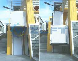 wheelchair home lift with mute pump for