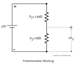 Potentiometer Working Circuit Diagram Construction Types