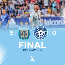 Argentina beat Estonia 5-0 as Lionel ...