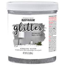 Sterling Silver Glitter Interior Paint