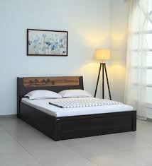 Kosmo Maple Queen Size Bed In Fumed