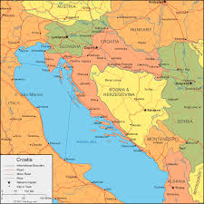Map of the best islands in croatia. Croatia Map And Satellite Image