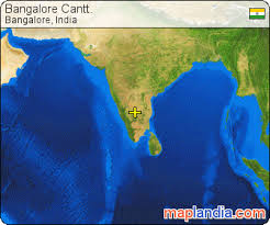bangalore google satellite map
