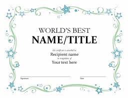 A selection of free printable and customizable certificates for kids. Certificates Office Com