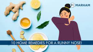 need a natural runny nose home remedy