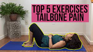 exercises for coccyx or tailbone pain