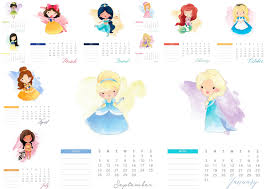 Imom's 2021 free printable calendars for kids is here! Disney Princess Free Printable 2021 Calendar Oh My Fiesta In English