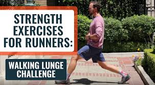 walking lunges challenge developing