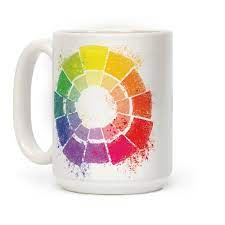 artists color wheel coffee mugs lookhuman