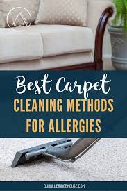 carpet cleaning methods for allergies