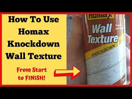How To Use Homax Knockdown Wall Texture