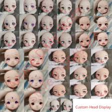 dolls 1 6 bjd doll head makeup anime