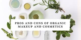 pros and cons of organic makeup and