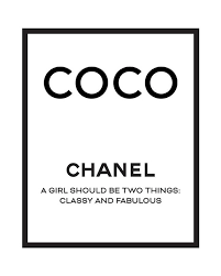 Coco Chanel History Chanel Print