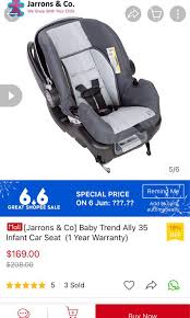 Infant Ally 35 Carseat Pram Moondust