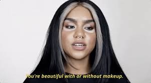with or without makeup gif gifdb com