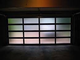 Opaque Frosted Glass Garage Door