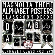 cursive alphabet poster bulletin board