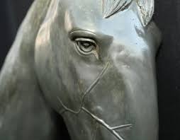 Bronze Garden Horse Equestrian
