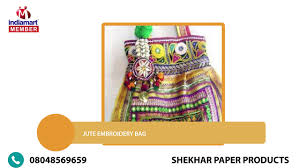 printed jute bags at rs 60 piece kelambm chennai id 8431773562