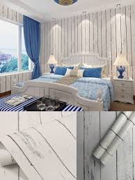 Self Adhesive Wallpaper With White Wood