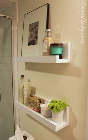 diy bathroom shelves to increase your